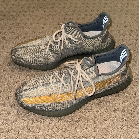 Adidas Yeezy Boost Israfil Bluish Gray Sneakers - size US13